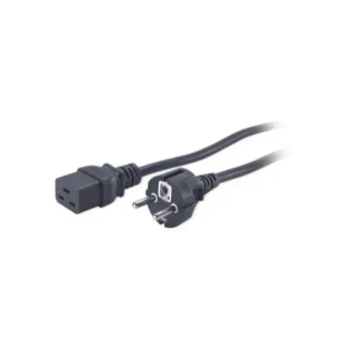 Produktfoto 1 von APC Netzkabel, A CEE 7/16, B IEC C19, 2.5 m Schwarz, 250 V