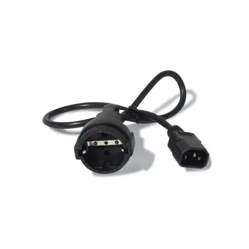 Produktfoto 1 von APC Netzkabel, A IEC C14, B CEE 7/7, 610 mm Schwarz, 250 V