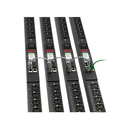 Produktfoto 1 von APC APDU IEC C13, IEC C19 Steckdoseneinheit Überspannungsschutz, 24-fach 16A IEC, 3m Kabel, 230 V