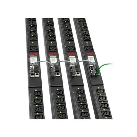 Produktfoto 1 von APC APDU IEC C13, IEC C19 Steckdosenleiste Überspannungsschutz, 24-fach 16A IEC, 3m Kabel, 230V