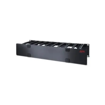 Produktfoto 1 von APC 2 U Kabelmanagement-Platte Kabelmanagement-Zubehör 8.89 cm 4826000.00 mm 48.26cm