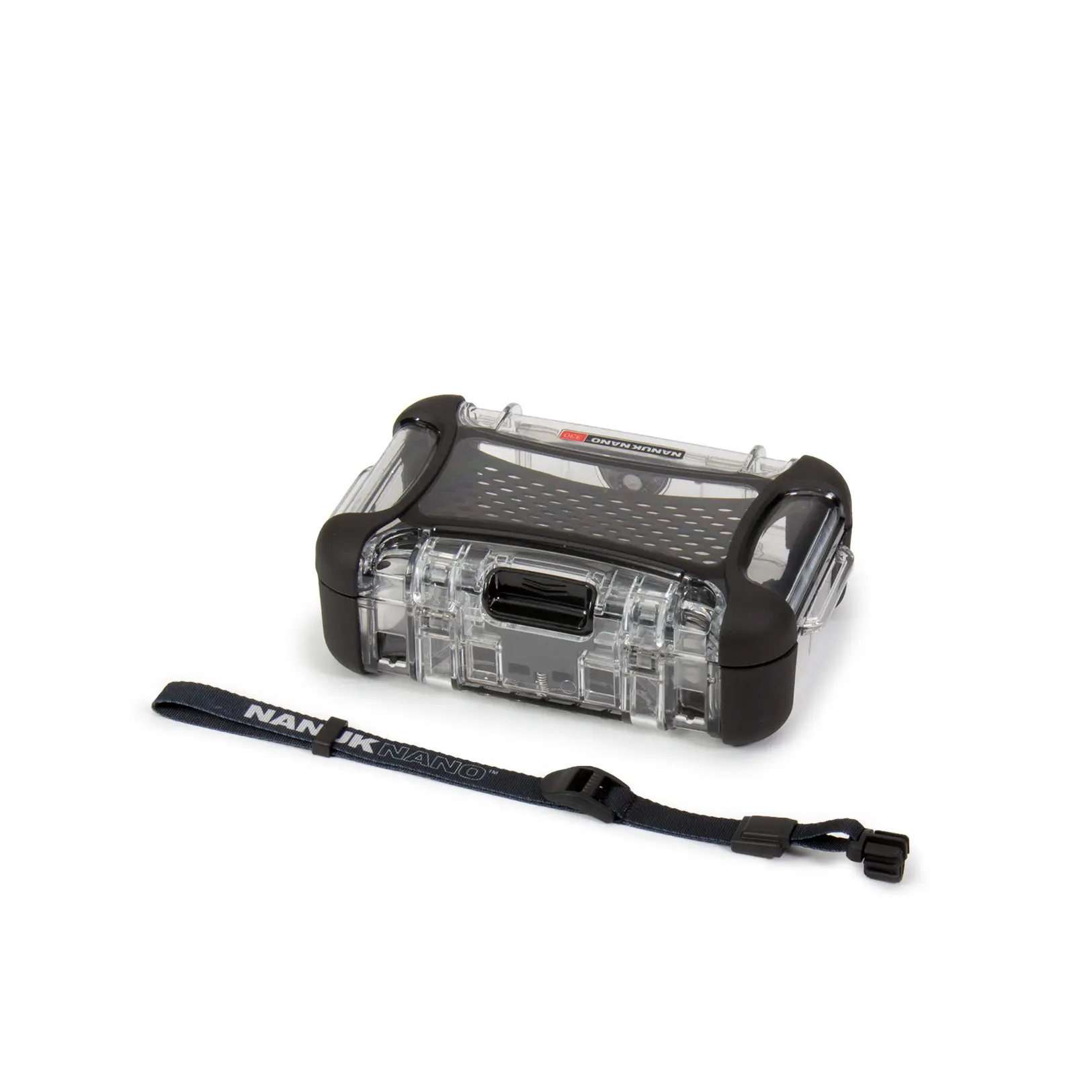 Produktfoto 1 von Nanuk NANO 330 Wasserdicht/Wasserbeständig Polycarbonat Kunststoff Wasserdicht Tasche Klar 188 mm, Außenmaße 130 mm 65