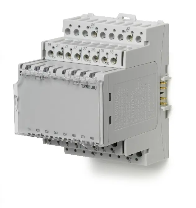 Produktfoto 1 von Siemens TXM1.8U E/A-Modul 8 x Analog, digital Eingang / 8 x TX-I/O™ Analog Ausgang 24 VDC