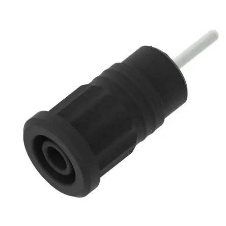 Produktfoto 1 von Electro PJP 4 mm Buchse Schwarz Buchse für Laborstecker, Kontakt Nickel, 1kV 36A Presssitz