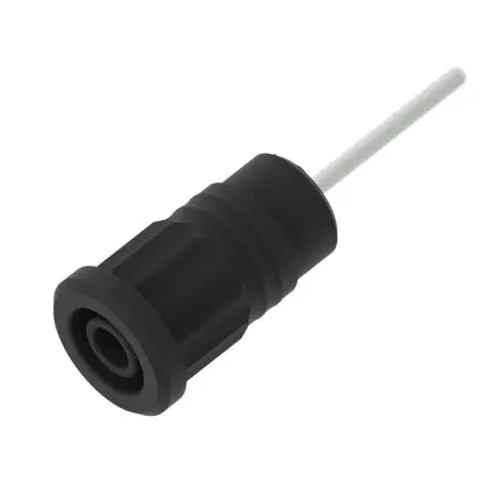 Produktfoto 1 von Electro PJP 4 mm Buchse Schwarz Buchse für Laborstecker, Kontakt Nickel, 1kV 36A Presssitz