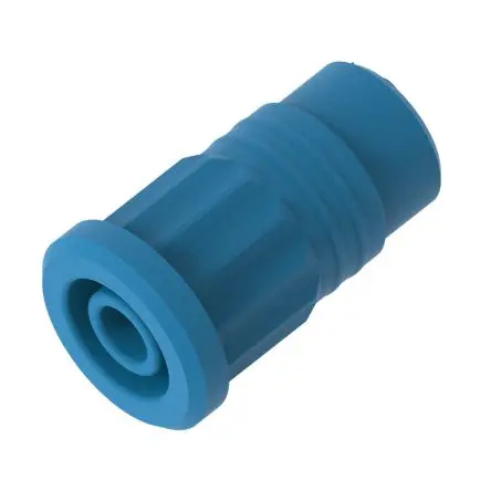 Produktfoto 1 von Electro PJP 4 mm Buchse Blau Buchse für Laborstecker, Kontakt Nickel, 1kV 36A Presssitz