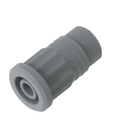 Produktfoto 1 von Electro PJP 4 mm Buchse Grau Buchse für Laborstecker, Kontakt Nickel, 1kV 36A Presssitz
