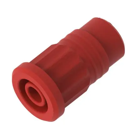Produktfoto 1 von Electro PJP 4 mm Buchse Rot Buchse für Laborstecker, Kontakt Nickel, 1kV 36A Presssitz