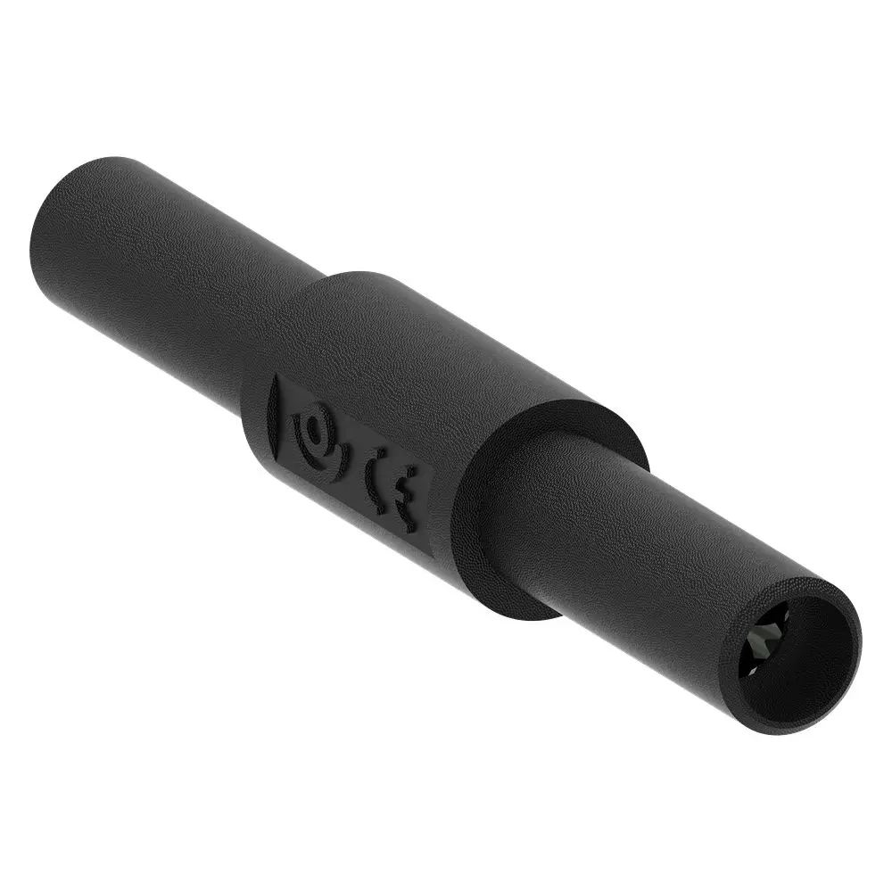Produktfoto 1 von Electro PJP Bananenadapter Schwarz Vernickeltes Messing Nickel 1000 V