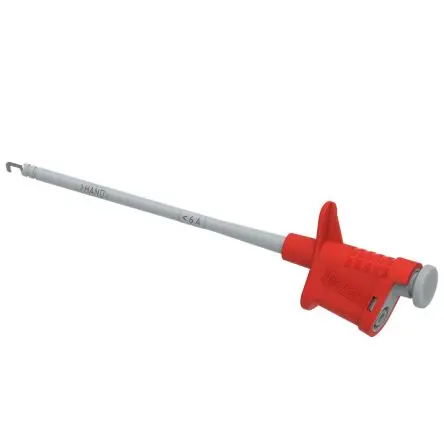 Electro PJP Hakenklemme Rot 4 mm Bananenstecker-Buchse 4.5 mm 6A, 1kV