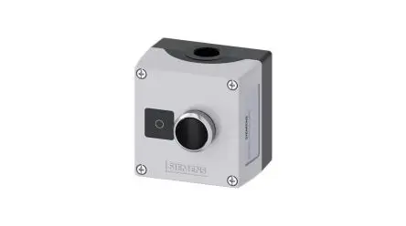 Produktfoto 1 von Siemens 3SU1801 Steuerstation-Gehäuse x Ø 22 mm, Grau, Kunststoff