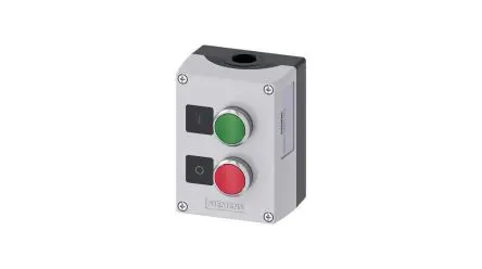Produktfoto 1 von Siemens 3SU1801 Steuerstation-Gehäuse x Ø 22 mm, Grau, Kunststoff
