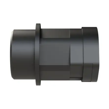 Produktfoto 1 von PMA PMA Polyamid 6 Kabelrohr Befestigung Stecker - gerade M25 17 mm Schwarz Schwarz-Finish IP66