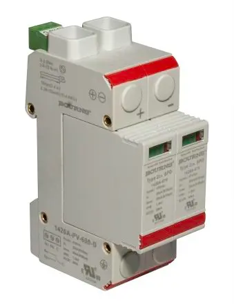 Produktfoto 1 von Bourns, Überspannungsschutz, 1.5 kV 50 kA DIN-Hutschiene 1420A