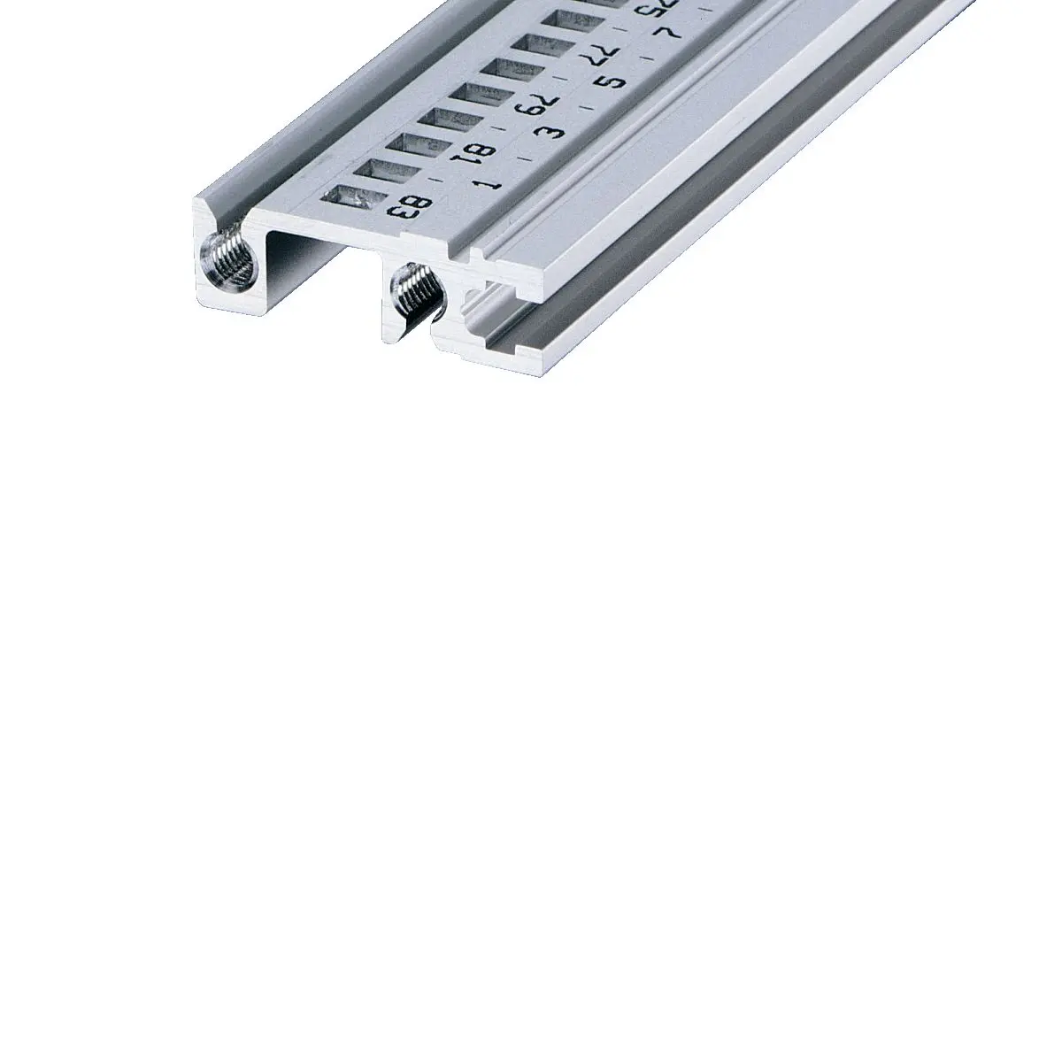 Produktfoto 1 von nVent SCHROFF Schiene, Aluminium, Horizontal Rail, 195 HP, 195 hp breit, 1000 mm tief