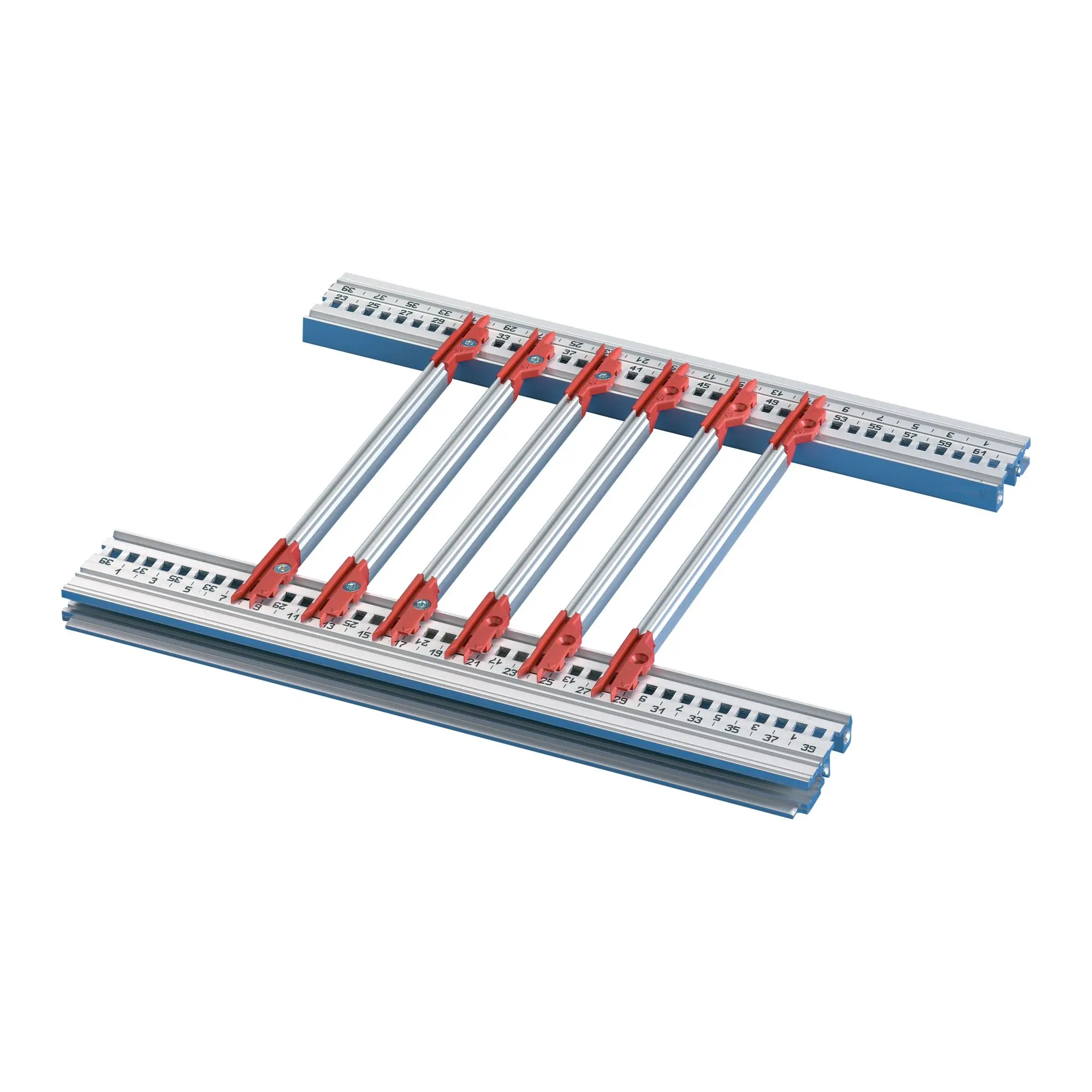 Produktfoto 1 von nVent SCHROFF Führungsschiene, Aluminium, 3456, 2 mm breit, 340 mm hoch, 340 mm tief