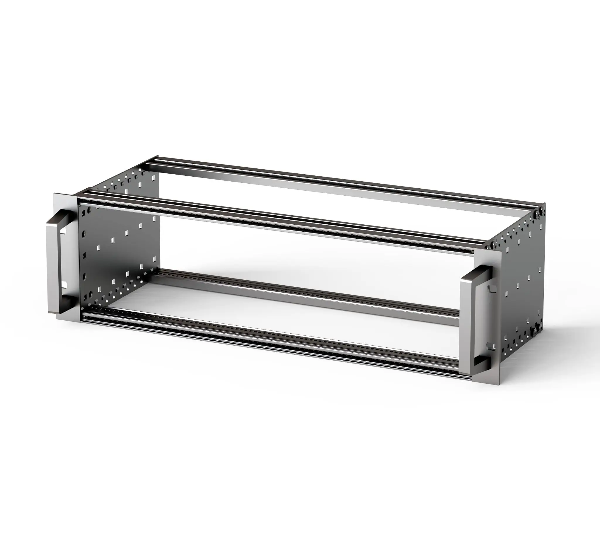 Produktfoto 1 von nVent SCHROFF Serie 24567 Sub-Rack, 3 U, T. 175 mm, Aluminium