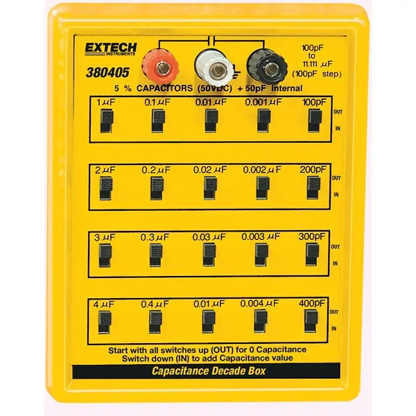 Extech Dekade, Kapazität 50 pF