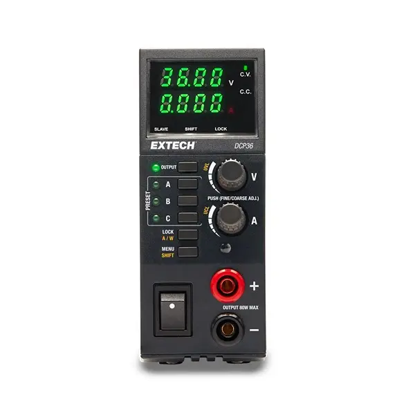 Produktfoto 1 von Extech Schaltnetzteil, 0.5 → 36V / 0 → 5A 80W