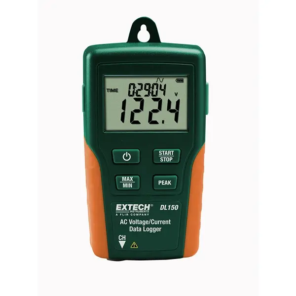 Extech DL150 Stromstärke und Spannung Strom Datenprotokolliergerät, USB