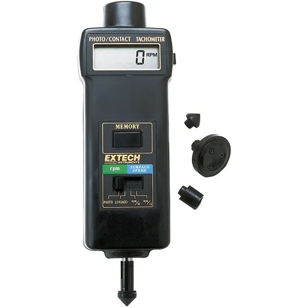 Produktfoto 1 von Extech, ±0.05 % LCD Drehzahlmesser → 99999U/min