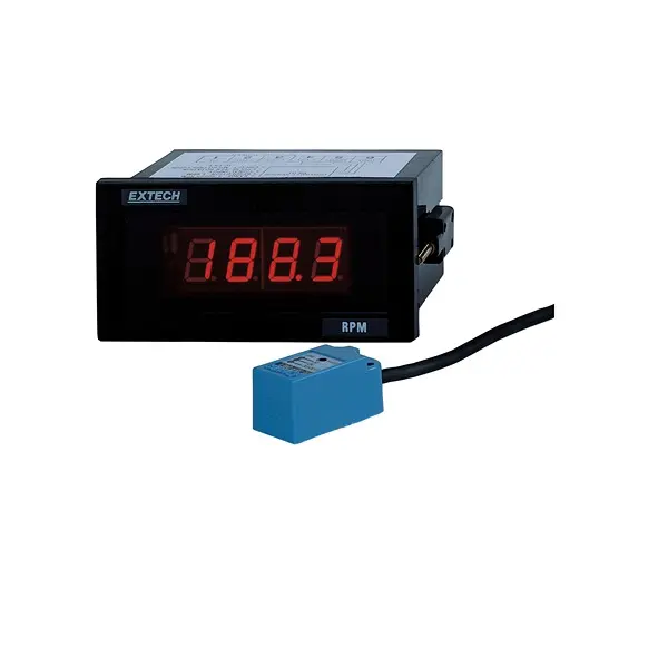 Produktfoto 1 von Extech, ±0.05 % LED Drehzahlmesser, Digital → 99990rpm, 5 rpm