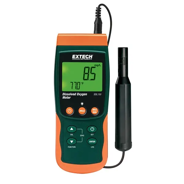 Produktfoto 1 von Extech SDL150 Datenloggerfunktion Hintergrundbeleuchtung Luftqualitätsmessgerät 50 °C, bis 50 °C, Batterie-betrieben
