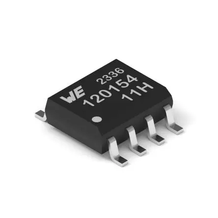 Produktfoto 1 von Wurth Elektronik Digital-Isolator, 2-Kanal 150 Mbit/s, 3.75 kV 2.375V, 5.5 V, SOIC-8 NB 5.5 V 20 μA 8