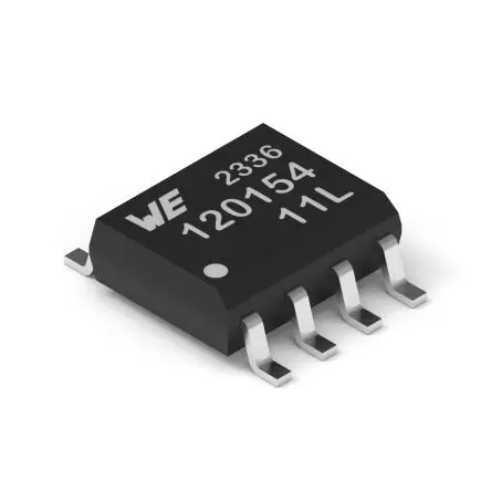 Produktfoto 1 von Wurth Elektronik Digital-Isolator, 2-Kanal 150 Mbit/s, 3.75 kV 2.375V, 5.5 V, SOIC-8 NB 5.5 V 20 μA 8