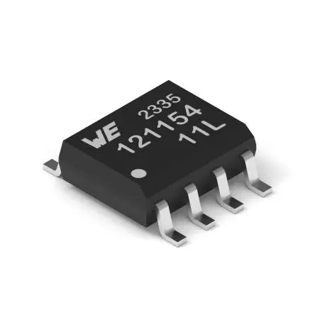 Produktfoto 1 von Wurth Elektronik Digital-Isolator, 2-Kanal 150 Mbit/s, 3.75 kV 2.375V, 5.5 V, SOIC-8 NB 5.5 V 20 μA 8