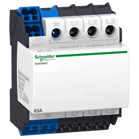 Produktfoto 1 von Schneider Electric Verteilerblock / 440V 63A, IPXXB