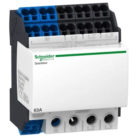 Produktfoto 1 von Schneider Electric Verteilerblock / 440V 63A, IPXXB
