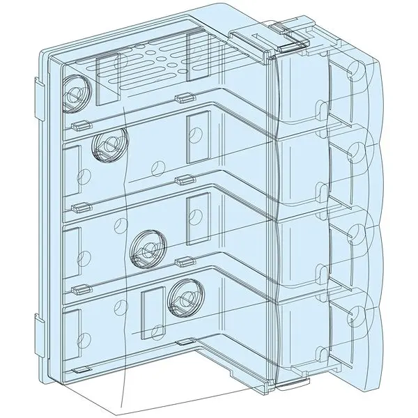 Produktfoto 1 von Schneider Electric Anschlussklemmenblock, für PrismaSeT PrismaSeT G-Gehäuse, PrismaSeT PrismaSeT P-Schrank PrismaSeT G