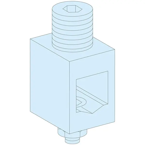 Produktfoto 1 von Schneider Electric Steckverbinder, 30 x 20mm, für M6 gebohrte Stromschiene Linergy