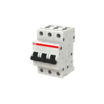 Produktfoto 1 von ABB S200 Miniaturüberlastschalter Typ B, Pol 3-polig 10A 400V ac, Abschaltvermögen 10 kA System M Pro 125 V dc
