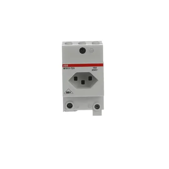 Produktfoto 1 von ABB M1011 Steckdose Geschaltet Schweiz 1-fach Grau / 16 A