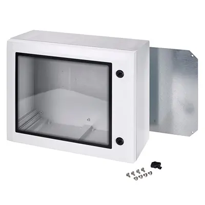 Fibox ARCA; Universalgehäuse; Polycarbonat; Weiß; IK08 IP65 Breite 210 mm Höhe 300 mm Länge 400 mm