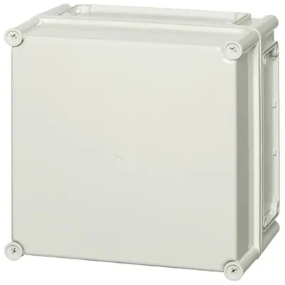 Produktfoto 1 von Fibox EKO; Universalgehäuse; Polycarbonat; Grau IP65 Breite 30 mm Höhe 280 mm Länge 280 mm