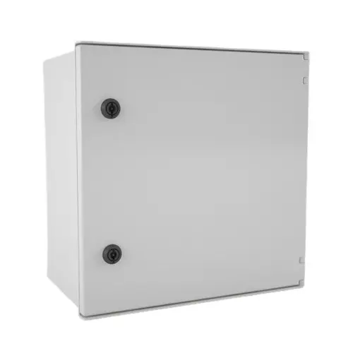 Produktfoto 1 von HellermannTyton BRES Polyester Gehäuse Hellgrau IP66, HxBxT 400 mm, 400 mm x 200 mm