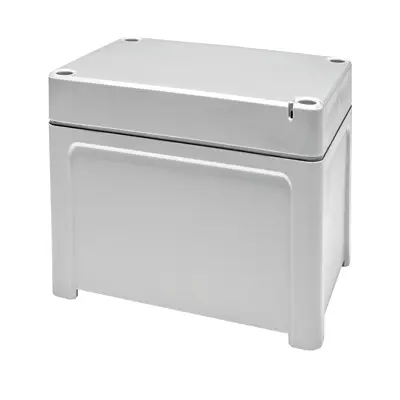 Produktfoto 1 von Fibox TPCM; Universalgehäuse; Polycarbonat; Hellgrau; IK08, IK07 IP65 Breite 65 mm Höhe 95 mm Länge 130 mm
