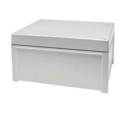 Produktfoto 1 von Fibox TPC; Universalgehäuse; Polycarbonat; Hellgrau; IK08, IK07 IP65 Breite 117 mm Höhe 289 mm Länge 344 mm