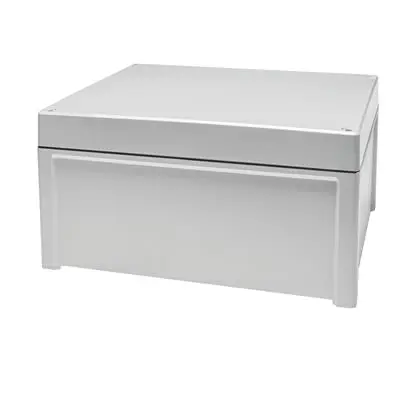 Produktfoto 1 von Fibox TPC; Universalgehäuse; Polycarbonat; Hellgrau; IK08, IK07 IP65 Breite 117 mm Höhe 289 mm Länge 344 mm