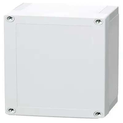 Produktfoto 1 von Fibox PC; Universalgehäuse; Polycarbonat; Weiß; IK08 IP40, IP66 Breite 100 mm Höhe 130 mm Länge 180 mm