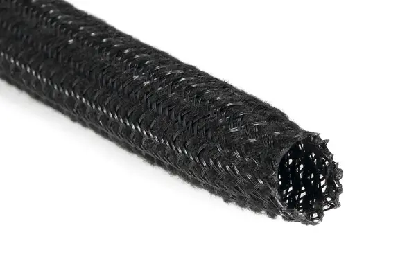 Produktfoto 1 von HellermannTyton 170 Kabelschlauch Schwarz Polyester, Länge 100m Umflochten Dehnbar