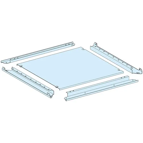 Produktfoto 1 von Schneider Electric Schirmanschlussplatte Stahl, für PrismaSeT PrismaSeT P Trennwand IP55 PrismaSeT P 400 mm 300mm