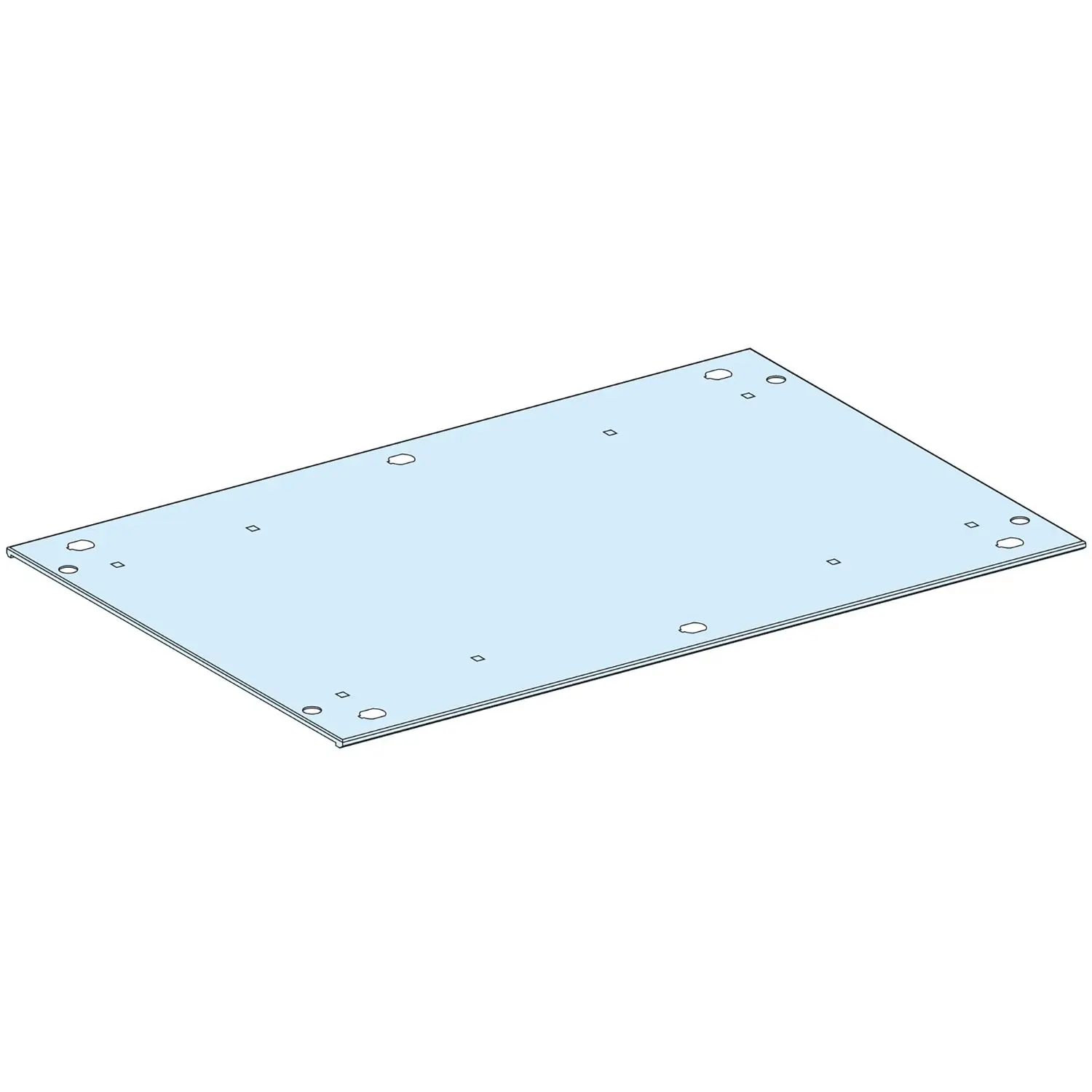 Schneider Electric Platte für Dach, 800 x 600mm, für PrismaSeT P-Gehäuse PrismaSeT P