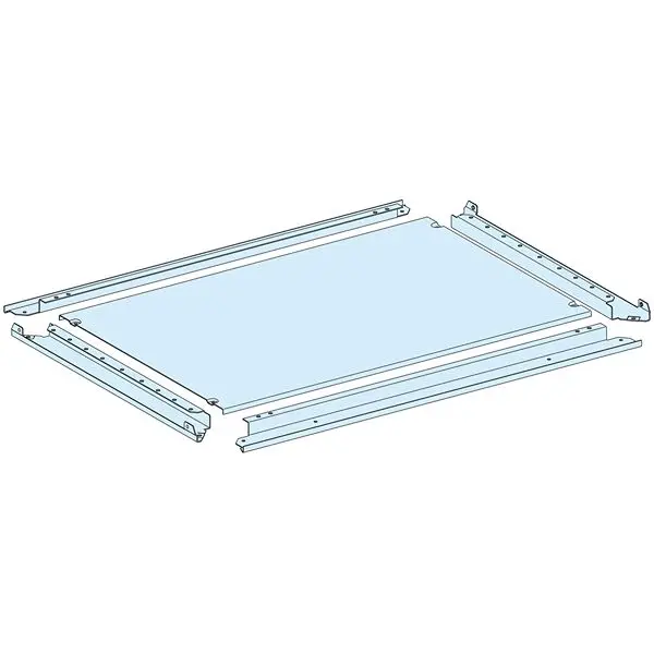 Produktfoto 1 von Schneider Electric Schirmanschlussplatte Stahl, für PrismaSeT PrismaSeT P Trennwand IP55 PrismaSeT P 600 mm 650mm
