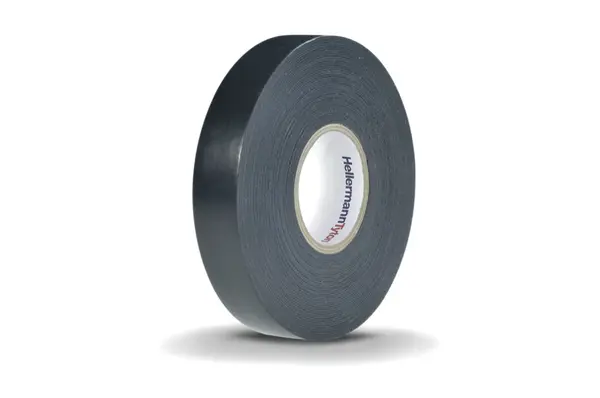 Produktfoto 1 von HellermannTyton Ethylen-Propylen-Gummi Isolierband Schwarz,  Stärke  0.76 mm x 19 mm x 9.1 m, -30 °C bis 90 °C