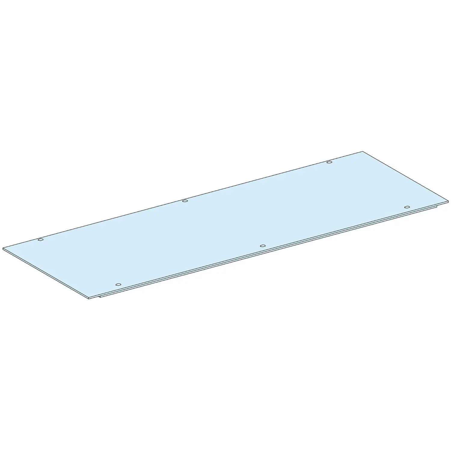 Produktfoto 1 von Schneider Electric Rückplatte, 2000 x 650mm, für PrismaSeT P-Gehäuse PrismaSeT P