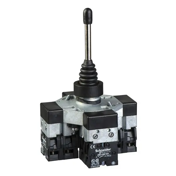 Produktfoto 1 von Schneider Electric Harmony XB5 Joystick, 4-Achsen Federrückstellung, 230V, IP 66 Griff Typ Hebel